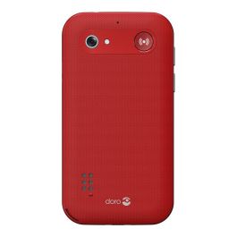 Doro Leva L10 Teléfono Móvil 4G Rojo - Pantalla 2.4", Cámara 2MP, Batería 1150mAh, Dual SIM