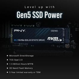 PNY PNY1737724660945 CS2150 Disco duro SSD interno 1 TB M.2 PNY PNY1737724660945 CS2150 Disco duro SSD interno 1 TB M.2