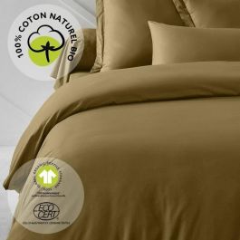 Today TOD3574643512550 Juego de Cama Algodón Orgánico 220 x 240 cm Bronce Incluye 2 Fundas de Almohada