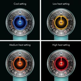 Dyson Supersonic Nural Secador de Pelo - Ceramic Patina/Topaz - 1600W con 3 Velocidades y 4 Ajustes de Temperatura