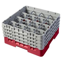 CAMBRO - 16S800-416 - Cesta de lavado 16 comp. 4 alturas - 10,9 cm Ø máx. - alt. máx. 21,7 cm - 50 x 50 x 26,7 cm - Arándano Precio: 89.49999982. SKU: B13E4XJMB2