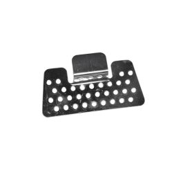Edm Filtro de rejilla para urinario en acero inoxidable, color cromado, 9 cm