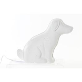 DKD Home Decor Lámpara Sobremesa Kids Quitamiedos Perro Porcelana LED Blanco 10 x 19 x 25 cm Precio: 14.64342. SKU: S3020893