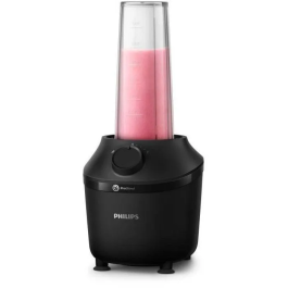 Philips Licuadora HR2041/41 - 450W - Negra - Vaso Plástico 1.9L - ProBlend 4