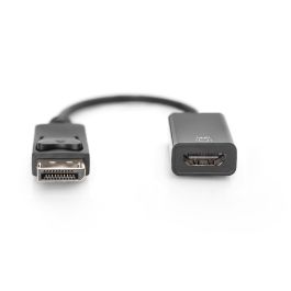 Digitus DA-70824 Adaptador DisplayPort a HDMI St/Bu 0,2m Activo DisplayPort Macho a HDMI Hembra Negro