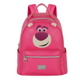 Mochila Heady Lotso Cariñoso Disney Toy Story Rosa