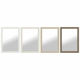 Espejo de pared DKD Home Decor Marrón Negro Gris oscuro Marfil 70 x 2 x 97 cm (4 Unidades) Precio: 185.88999979. SKU: S3029751