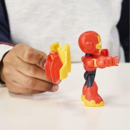 Hasbro HASG14715P0 Figura Iron Man y Vehículo Bolide, Marvel Iron Man y sus Increíbles Amigos, 3 Años+