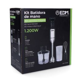 Edm Batidora de mano 1200W con accesorios, mango ergonómico, cuchillas acero inoxidable Edm Batidora de mano 1200W con accesorios, mango ergonómico, cuchillas acero inoxidable