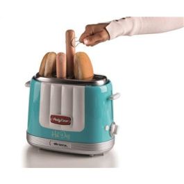 Ariete 206/01 Máquina para Hot Dog Party Time, Automática, Caliente, Capacidad 2 Bollos, Color Azul