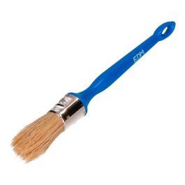 Edm Brocha redonda nº12 Ø12mm con cerdas naturales para todo tipo de pinturas y barnices