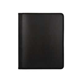 Liderpapel Carpeta 4 Anillas 25mm Polipropileno Cierre Cremallera DIN A4 Negro