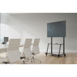 Neomounts NS-M4000BLACK mobiler Bodenständer für Flachbild-Fernseher bis 105" (267 cm).