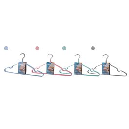 Set de 5 perchas de metal plastificado 40 cm - Confortime por Inde (18 Unidades)