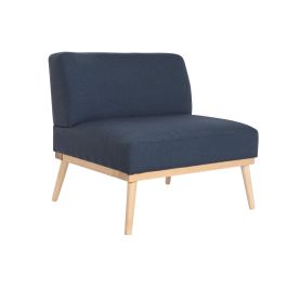 Sillon Scandi DKD Home Decor Azul Marino 66 x 72 x 80 cm