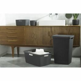 Curver CUR3253928091026 Cesta para la Ropa Sucia - Yute - 46 L - Gris