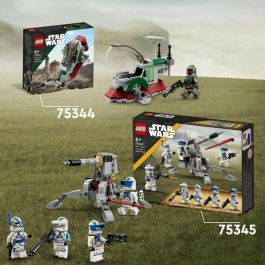 Lego Star Wars 75345 Pack de combate del clon de los soldados de la Legión 501, juguete con Canon