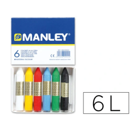 Manley Estuche De 6 Ceras 60 mm Colores Surtidos Precio: 1.49999949. SKU: B1C48SCQZN