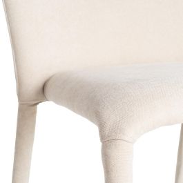 Silla Apilable Crema Tejido Salón 50 X 61 X 82 cm