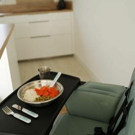 Thermobaby Pack de Comida Infantil - Taza, Cuenco, Plato y Cubiertos - Acero Inoxidable - AAANW36169