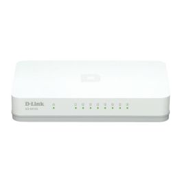D-Link GO-SW-8G Switch de Red Gigabit Easy 8 Puertos RJ-45 10/100/1000 con Tecnología Ecológica EEE para Escritorio