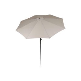 DKD Home Decor Parasol Terraza Y Jardin Arena Negro 265 x 250 x 265 cm UV 50+ Reclinable
