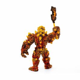 Schleich 42447 Eldrador Creatures Lave Golem con Arma - Figura de Juguete para Niños y Coleccionistas