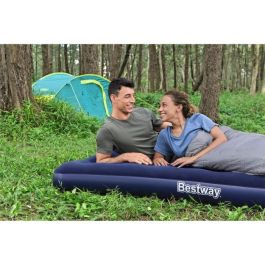 Colchón inflable de camping - BESTWAY - 2 plazas - 191x137x22 cm con bomba eléctrica externa Powertouch