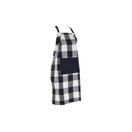 DKD Home Decor Delantal Básicos Azul Blanco 1 x 85 x 70 cm Set de 2