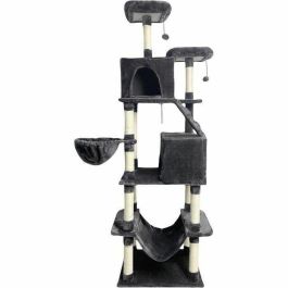 TAYLOR AL105 Rascador para Gatos - 60 x 50 x 206 cm - Gris oscuro - 2 Plataformas, 1 Percha, 2 Cabinas, 1 Hamaca Precio: 111.98999999. SKU: B1CSARQM2E