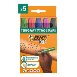 BIC Estuche Tattoo 5 Stamps 516824 - Rotulador base agua con 5 sellos, tinta dermatológicamente probada para piel BIC Estuche Tattoo 5 Stamps 516824 - Rotulador base agua con 5 sellos, tinta dermatológicamente probada para piel Precio: 19.49999942. SKU: B124FEFV4P