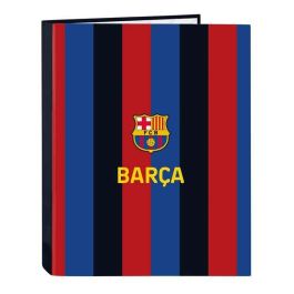 Carpeta de anillas F.C. Barcelona Granate Azul marino A4 26.5 x 33 x 4 cm