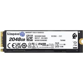 Kingston SKC3000D/2048G SSD NVMe KC3000 2048GB M.2 PCIe 4.0 Gen 4x4 3D TLC NAND Alto Rendimiento para Creación de Contenido 4K+