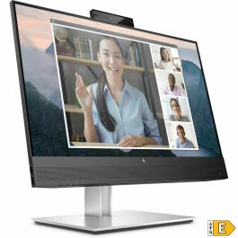HP Monitor E24mv G4 Conferencing 23.8" Full HD (1920x1080) IPS 5ms HDMI DisplayPort VGA VESA Pivot Altavoces Negro/Plata