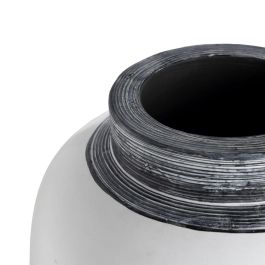 Jarrón Blanco Terracota 26 x 28 x 48 cm