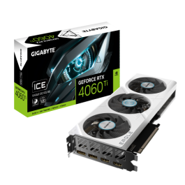 Tarjeta Gráfica Gigabyte GeForce RTX 4060 Ti EAGLE OC ICE 8G/ 8GB GDDR6 Precio: 459.79000056. SKU: B16RDF94WW