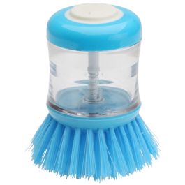 Je cherche une Idee Cepillo Limpia Vajilla con Depósito Rellenable y Botón Dispensador para Cocina