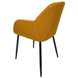 Home Deco Factory Silla Butaca Atom Mostaza Contemporain 59x55,7 cm h.85 cm