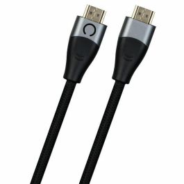 Konix 3328170304436 Cable HDMI 2.1 para Nintendo Switch, 4K y 8K, Nailon Trenzado, 1,8 m, Negro