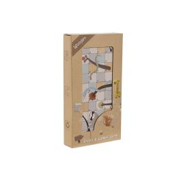 DKD Home Decor Juego de Mesa Infantil de Madera Multicolor Set de 7 piezas 13x3.3x26 cm