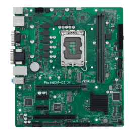 ASUS PRO H610M-C D4-CSM Intel H610 LGA 1700 micro ATX Precio: 112.78999996. SKU: B16DNVZN3A