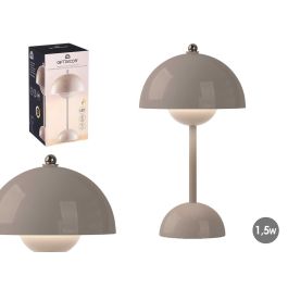 Giftdecor Lámpara Seta Bola Gris Claro 1.5W, 18x30x18 cm, Luz en 3 Colores, Batería Recargable (4 Unidades) Precio: 50.49999977. SKU: B1DYJSX6XG