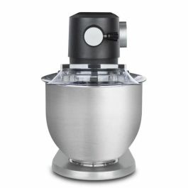 Robot repostero - H.Koenig - KM120 - 800 W - Bol de acero inoxidable 5 L - 8 velocidades - Gris mate y plata