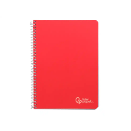 Liderpapel Cuaderno Espiral DIN A5 Witty Tapa Dura 80 Hojas 90gr Rayado Montessori 3,5 mm Colores Surtidos