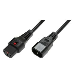 MicroConnect C13 IEC Lock to Male C14, 3 x 1.00mm2, 1.5m, Black Precio: 9.5000004. SKU: B1A4Z7XH4F