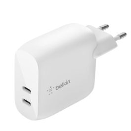 Belkin Cargador WCB006VFWH 40W 2X USB-C Blanco para Carga Rápida de Doble Dispositivo Precio: 28.49999999. SKU: S0438802