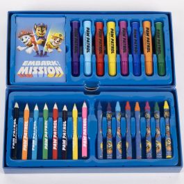 Cerdá Set Papelería Coloreable Maletín Paw Patrol para Niños, 26x10x13 cm, Edad +3 años, Color Azul
