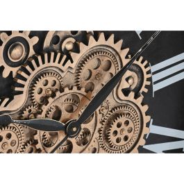 Reloj de Pared Home ESPRIT Negro Dorado Hierro 80 X 8,5 X 80 cm Reloj de Pared Home ESPRIT Negro Dorado Hierro 80 X 8,5 X 80 cm