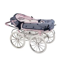 Muñecas Arias Coche Capota para Muñecas Lucia con Bolso y Sombrilla - Altura Manillar 90 cm, 42x72x93 cm