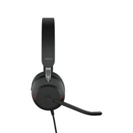 Jabra Evolve2 40 SE Auriculares Diadema con Micrófono USB-A, UC Stereo Certificados, Cancelación Pasiva de Ruido, Luz de Ocupado